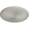 Ekena Millwork Leandros Ceiling Medallion (Fits Canopies up to 5"), 33 1/8"OD x 3 1/2"ID x 1 3/8"P, Pot of Cream CM33LEPCF - alternate 3